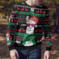 Llama Funny Ugly Christmas Sweater Llama Christmas DT04 - Wonder Print Shop