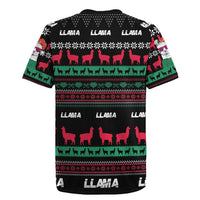 Llama Funny Rugby Jersey Llama Christmas DT04 - Wonder Print Shop
