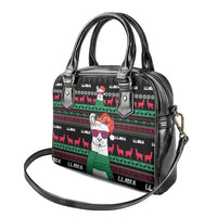 Llama Funny Shoulder Handbag Llama Christmas