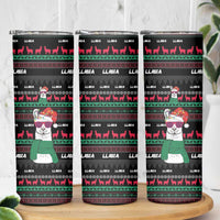 Llama Funny Skinny Tumbler Llama Christmas DT04 - Wonder Print Shop