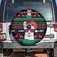 Llama Funny Spare Tire Cover Llama Christmas DT04 - Wonder Print Shop