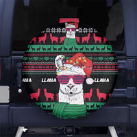 Llama Funny Spare Tire Cover Llama Christmas DT04 - Wonder Print Shop