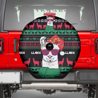Llama Funny Spare Tire Cover Llama Christmas DT04 - Wonder Print Shop