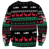 Llama Funny Sweatshirt Llama Christmas DT04 - Wonder Print Shop