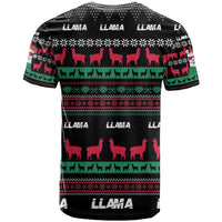 Llama Funny T Shirt Llama Christmas DT04 - Wonder Print Shop