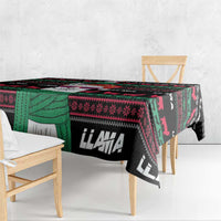 Llama Funny Tablecloth Llama Christmas DT04 - Wonder Print Shop