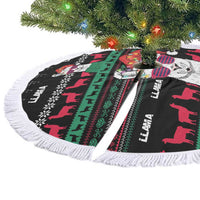 Llama Funny Tree Skirt Llama Christmas DT04 - Wonder Print Shop