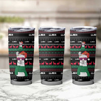 Llama Funny Tumbler Cup Llama Christmas DT04 - Wonder Print Shop