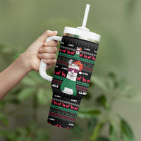 Llama Funny Tumbler With Handle Llama Christmas DT04 - Wonder Print Shop