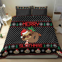 Merry Slothmas Bedding Set Cute Sloth Christmas DT04 - Wonder Print Shop
