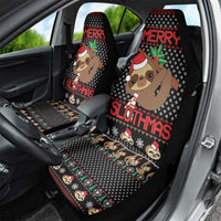 Merry Slothmas Car Seat Cover Cute Sloth Christmas DT04 - Wonder Print Shop