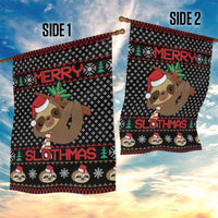 Merry Slothmas Garden Flag Cute Sloth Christmas DT04 - Wonder Print Shop