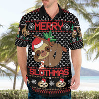 Merry Slothmas Hawaiian Shirt Cute Sloth Christmas DT04 - Wonder Print Shop
