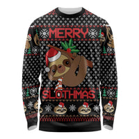 Merry Slothmas Long Sleeve Shirt Cute Sloth Christmas DT04 - Wonder Print Shop