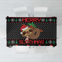 Merry Slothmas Tablecloth Cute Sloth Christmas DT04 - Wonder Print Shop