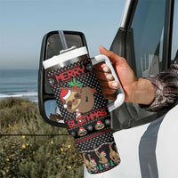 Merry Slothmas Tumbler With Handle Cute Sloth Christmas DT04 - Wonder Print Shop