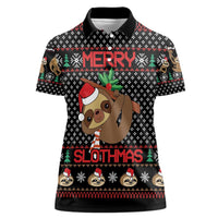 Merry Slothmas Women Polo Shirt Cute Sloth Christmas DT04 - Wonder Print Shop