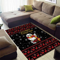 Magical Christmas Area Rug Owl Book Xmas DT04 - Wonder Print Shop