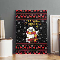 Magical Christmas Canvas Wall Art Owl Book Xmas DT04 - Wonder Print Shop