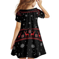 Magical Christmas Family Matching Short Sleeve Bodycon Dress and Hawaiian Shirt Owl Book Xmas DT04 - Wonder Print Shop