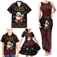 Magical Christmas Family Matching Tank Maxi Dress and Hawaiian Shirt Owl Book Xmas DT04 - Wonder Print Shop