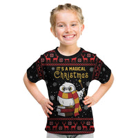 Magical Christmas Kid T Shirt Owl Book Xmas DT04 - Wonder Print Shop