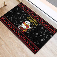 Magical Christmas Rubber Doormat Owl Book Xmas DT04 - Wonder Print Shop