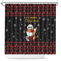 Magical Christmas Shower Curtain Owl Book Xmas
