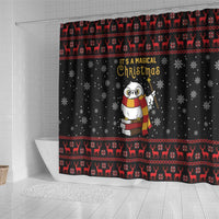 Magical Christmas Shower Curtain Owl Book Xmas
