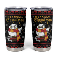 Magical Christmas Tumbler Cup Owl Book Xmas DT04 - Wonder Print Shop