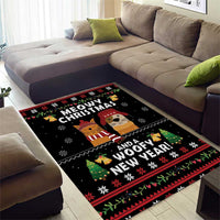 Meowy Christmas And Woofy New Year Area Rug DT04 - Wonder Print Shop
