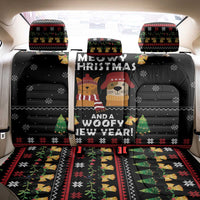 Meowy Christmas And Woofy New Year Back Car Seat Cover DT04 - Wonder Print Shop