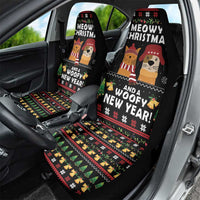 Meowy Christmas And Woofy New Year Car Seat Cover DT04 - Wonder Print Shop