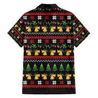 Meowy Christmas And Woofy New Year Family Matching Short Sleeve Bodycon Dress and Hawaiian Shirt DT04 - Wonder Print Shop