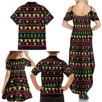 Meowy Christmas And Woofy New Year Family Matching Summer Maxi Dress and Hawaiian Shirt DT04 - Wonder Print Shop