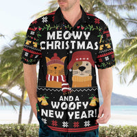 Meowy Christmas And Woofy New Year Hawaiian Shirt DT04 - Wonder Print Shop