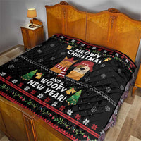 Meowy Christmas And Woofy New Year Quilt DT04 - Wonder Print Shop