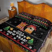 Meowy Christmas And Woofy New Year Quilt Bed Set DT04 - Wonder Print Shop
