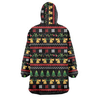 Meowy Christmas And Woofy New Year Wearable Blanket Hoodie DT04 - Wonder Print Shop