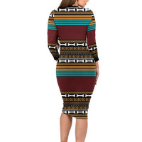 Best Pug Dad Ever Family Matching Long Sleeve Bodycon Dress and Hawaiian Shirt Pug Dog Christmas Awesome Dad DT04 - Wonder Print Shop