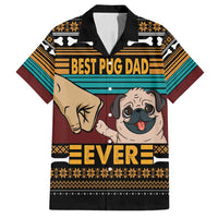 Best Pug Dad Ever Family Matching Summer Maxi Dress and Hawaiian Shirt Pug Dog Christmas Awesome Dad DT04 - Wonder Print Shop