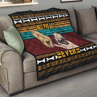 Best Pug Dad Ever Quilt Pug Dog Christmas Awesome Dad DT04 - Wonder Print Shop