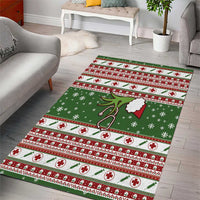 Nurse Area Rug Nurse Grinch Christmas DT04 - Wonder Print Shop