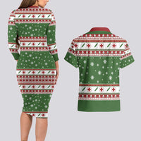 Nurse Couples Matching Long Sleeve Bodycon Dress and Hawaiian Shirt Nurse Grinch Christmas DT04 - Wonder Print Shop