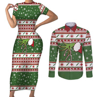Nurse Couples Matching Short Sleeve Bodycon Dress and Long Sleeve Button Shirt Nurse Grinch Christmas DT04 - Wonder Print Shop