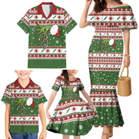 Nurse Family Matching Mermaid Dress and Hawaiian Shirt Nurse Grinch Christmas DT04 - Wonder Print Shop