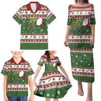 Nurse Family Matching Puletasi and Hawaiian Shirt Nurse Grinch Christmas DT04 - Wonder Print Shop