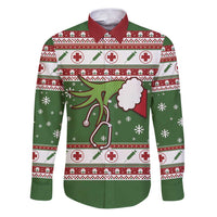 Nurse Family Matching Puletasi and Hawaiian Shirt Nurse Grinch Christmas DT04 - Wonder Print Shop
