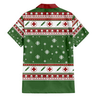 Nurse Family Matching Short Sleeve Bodycon Dress and Hawaiian Shirt Nurse Grinch Christmas DT04 - Wonder Print Shop