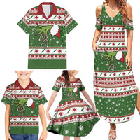 Nurse Family Matching Summer Maxi Dress and Hawaiian Shirt Nurse Grinch Christmas DT04 - Wonder Print Shop